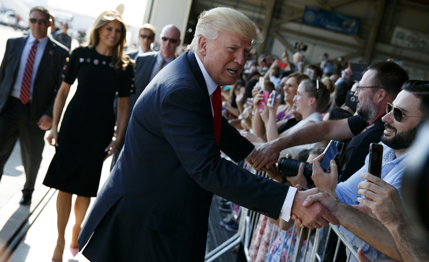 Trump ‘bringing hundreds of billions of dollars’ back to US following first foreign trip