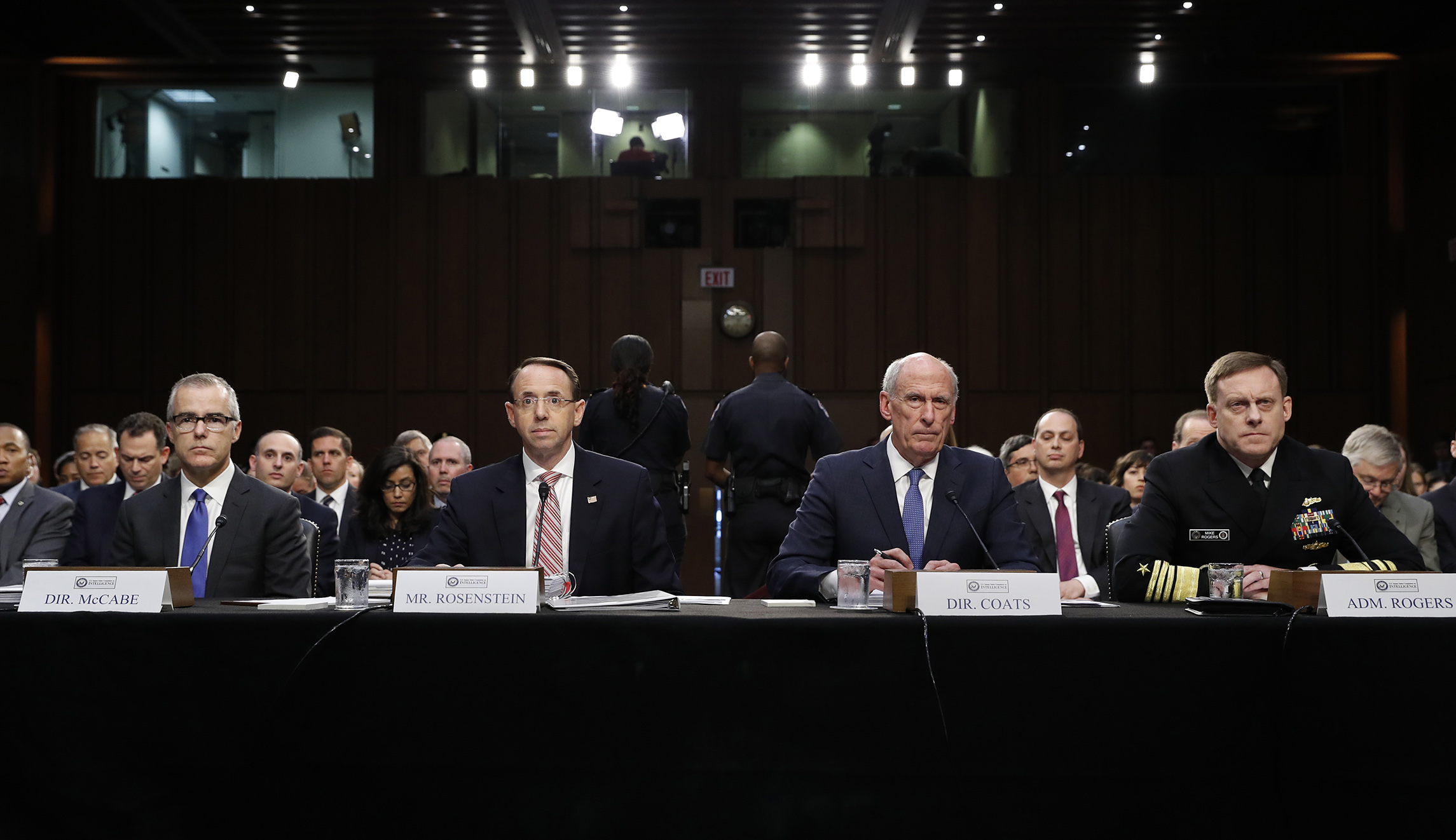 Top intelligence officials reject reports they faced political pressure from White House on Russia