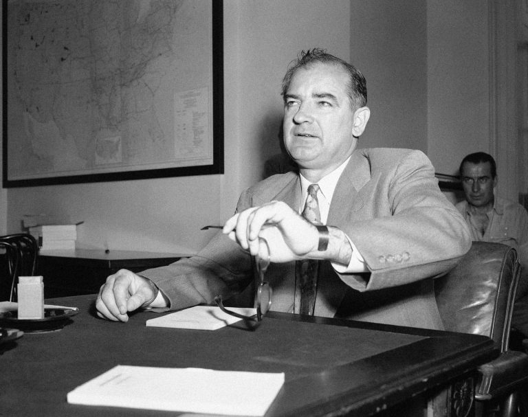 SamÂ Tanenhuas lists Wisconsin Sen. Joe McCarthy and several obscure archconservatives as being the fathers of the modern Republican policy. (AP Photo)Â 