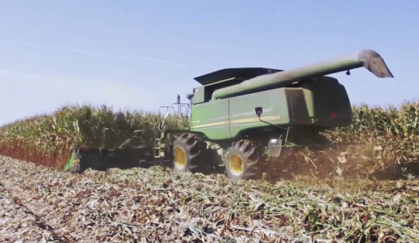 Virginia farmer David Hula harvests a record-breaking corn crop.
