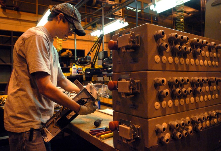 An apprentice watches the master of a craft, sees what can go wrong, how to fix it, and under that expert’s tutelage does the thing himself until he becomes a master. (AP Photo/Steve Aldridge)
