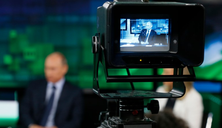 The Justice Department emphasized that RT remains free to publish anything it wants. (Yuri Kochetkov/Pool Photo via AP, File)
