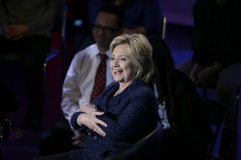 Despite her commitment to social causes, Hillary Clinton would not donate any of the Powerball prize money if she won, nor would she retire early, as many winners historically have done. (AP Photo)