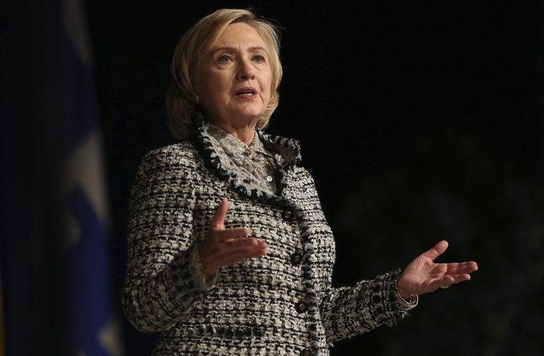 Former Secretary of State Hillary Clinton made headlines recently when it was reported that Goldman Sachs - the quintessential illustration of the politically influential Wall Street bank -- paid her an estimated $400,000 for two speeches.ÃÂ (AP Photo/The Buffalo News, Robert Kirkham)