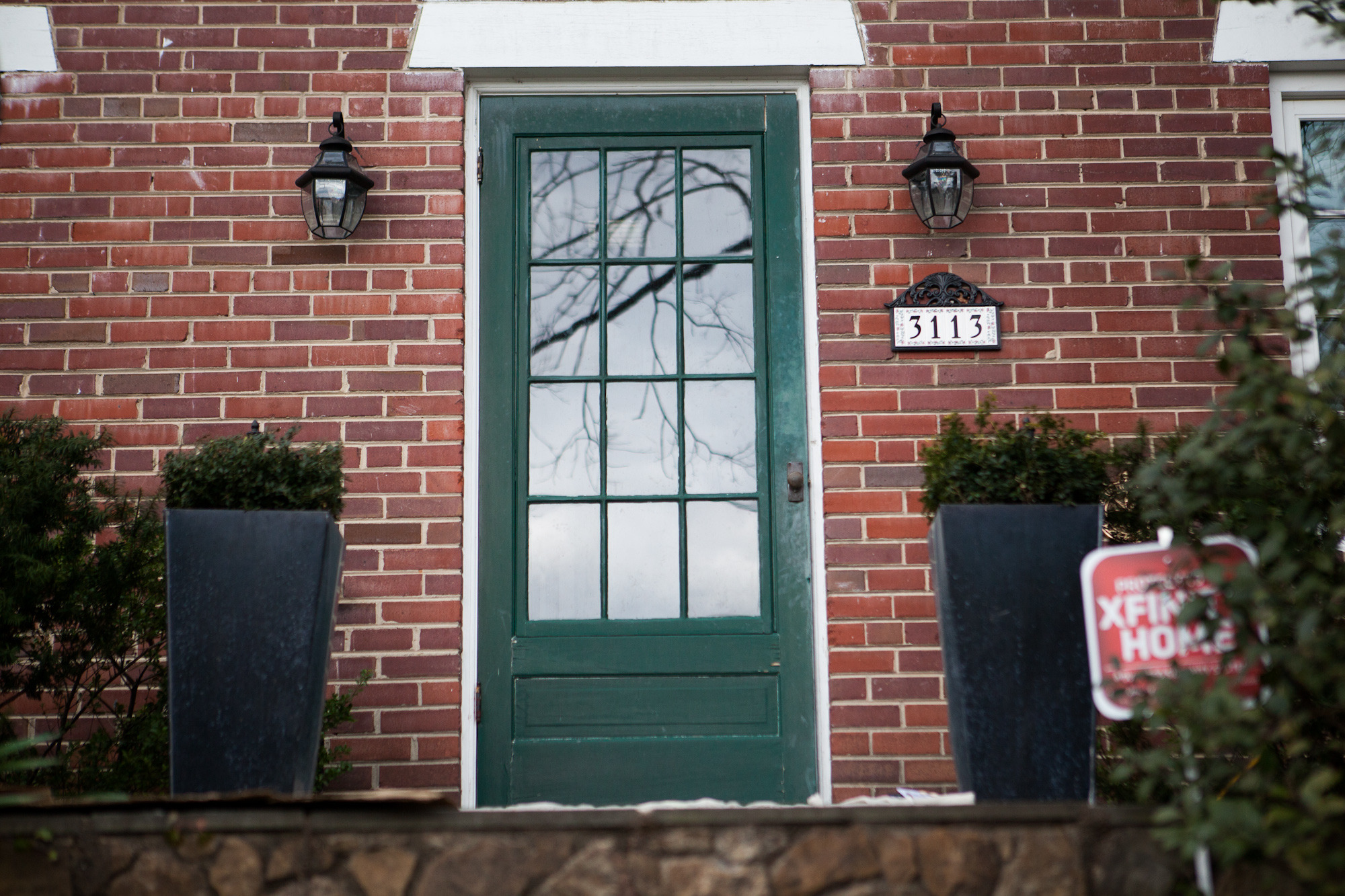Specialty glass doors let in light, maintain privacy