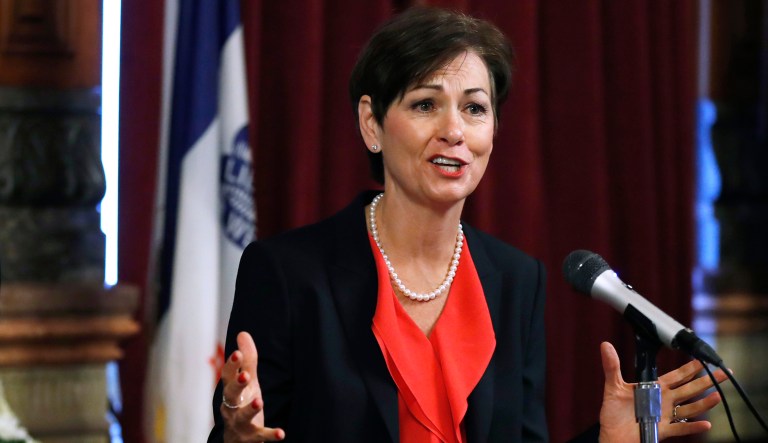 Iowa Gov. Kim Reynolds.