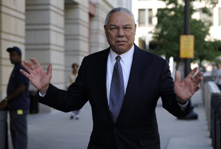 Former Secretary of State Colin Powell says Hillary Clinton's team is trying to blame him for the scandal involving her use of a private email server. (AP Photo/Susan Walsh, File)