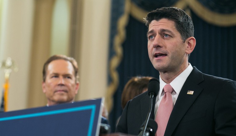 House Speaker Paul Ryan's political team was frustrated by the truce between the NRCC chairman and President Trump's former chief strategist Steve Bannon. (Graeme Jennings/Washington Examiner)