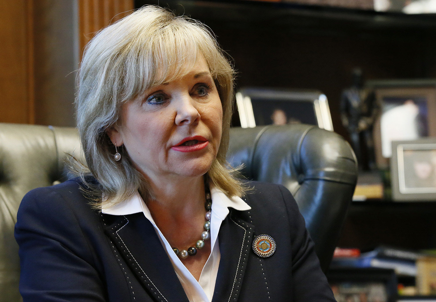 Fallin hasn’t been asked to provide VP vetting materials