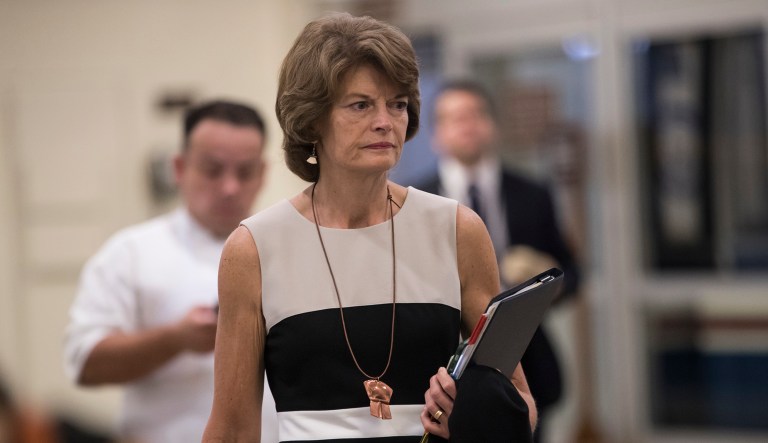 President Trump singled out Sen. Lisa Murkowski, R-Alaska, on Wednesday for her votes on healthcare Tuesday, and said she let down Republicans and people all around the country. (AP Photo/J. Scott Applewhite)