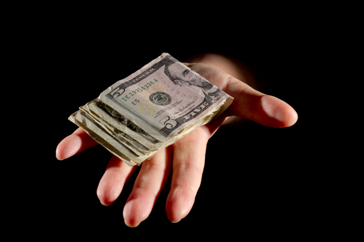 Five Dollars In Hand