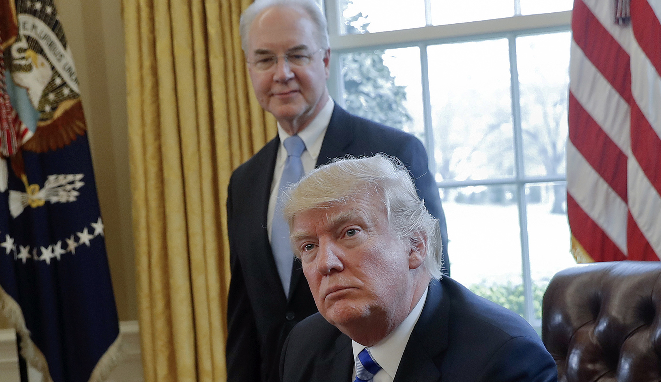 Trump reprimanded Tom Price for two hours in the Oval Office over flights: Report