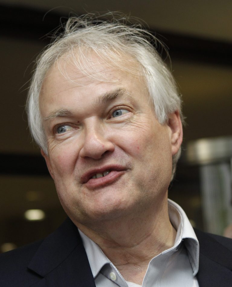   FILE - Donald Fehr, executive director of the NHL Players Association, speaks to reporters about on going labor talks with the league outside the NHL headquarters in New York, in this July 31, 2012 file photo. Donald Fehr and the players' association are ready to get back to the bargaining table at any moment. They are now just waiting for the NHL to feel the same way. 