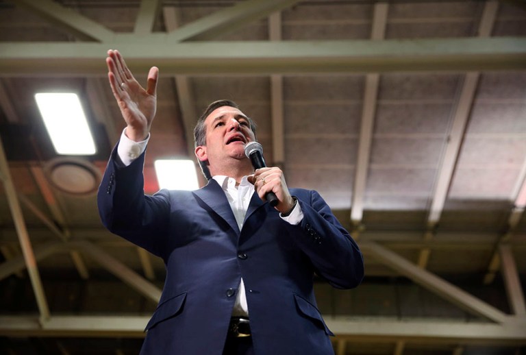 Sen. Ted Cruz struck a renewed tone of seriousness while debuting a new campaign line in a speech Tuesday night. "Not yes we can, but now 'Yes we will.'" (AP File Photo/Mel Evans)