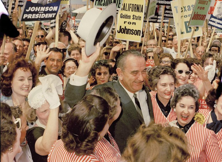 Donald Trump's = vision for the nation has less in common with Ronald Reagan and more in common with Lyndon Johnson's 