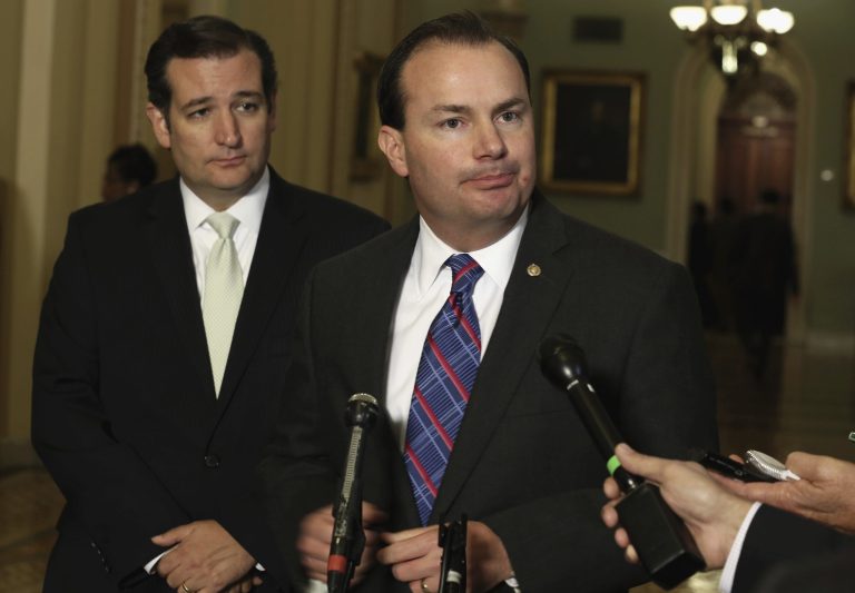 Sens. Ted Cruz, R-Texas, and Mike Lee, R-Utah (Getty Images/Alex Wong)