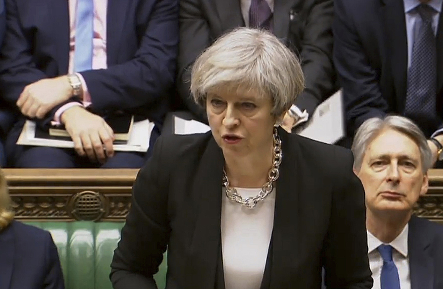 British Prime Minister Theresa May: London attacker born in Britain, previously investigated