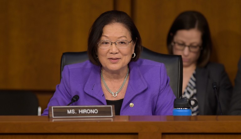 Hirono's comments came following the Supreme Court's unanimous ruling to allow the partial implementation of President Trump's travel ban until the court hears the case in October. (AP Photo/Susan Walsh)