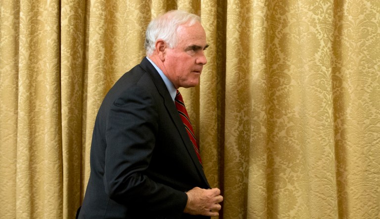 Rep. Patrick Meehan, R-Pa., decided to step down after details of sexual harassment allegations and his use of taxpayer money to settle them played out in the news. (AP Photo/Jacquelyn Martin)