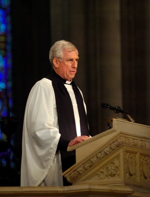 Former Sen. John Danforth, an Episcopal minister, is hosting a fundraiser for Jeb Bush. He has criticized the GOP's support for a Christian agenda.