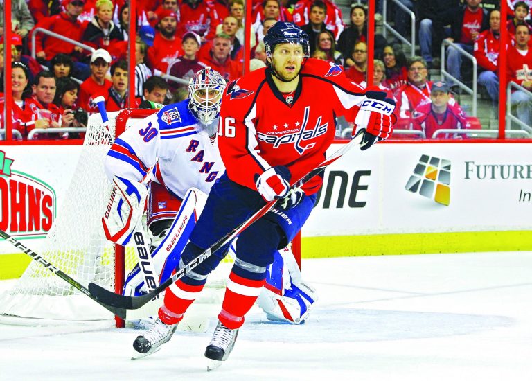 Len Redkoles/Getty Images
Eric Fehr had 46 goals and 47 assists in six seasons with the Capitals before they traded him to the Jets 18 months ago.