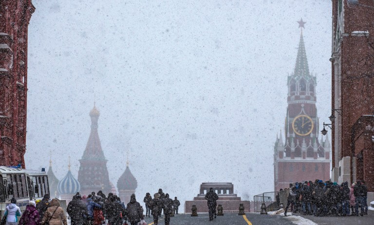 Poll suggests that Trump's rhetoric on China is significantly outweighed by deep-seated fear concerning Russia. (AP Photo/Alexander Zemlianichenko)