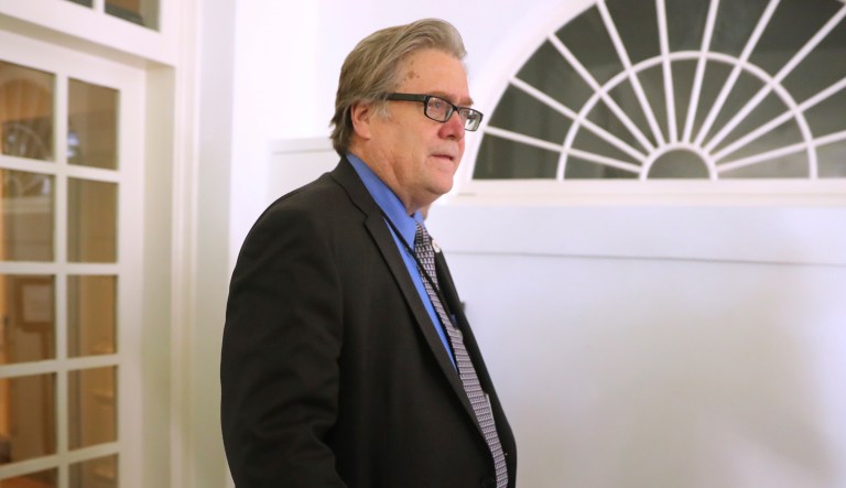 While Bannon was a conservative influence and key contact inside the world's most powerful office building, he wasn't the only one. (AP Photo/Andrew Harnik)