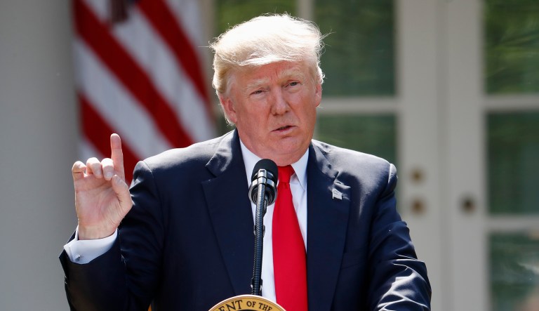 President Trump touted America's robust nuclear arsenal and status as the 