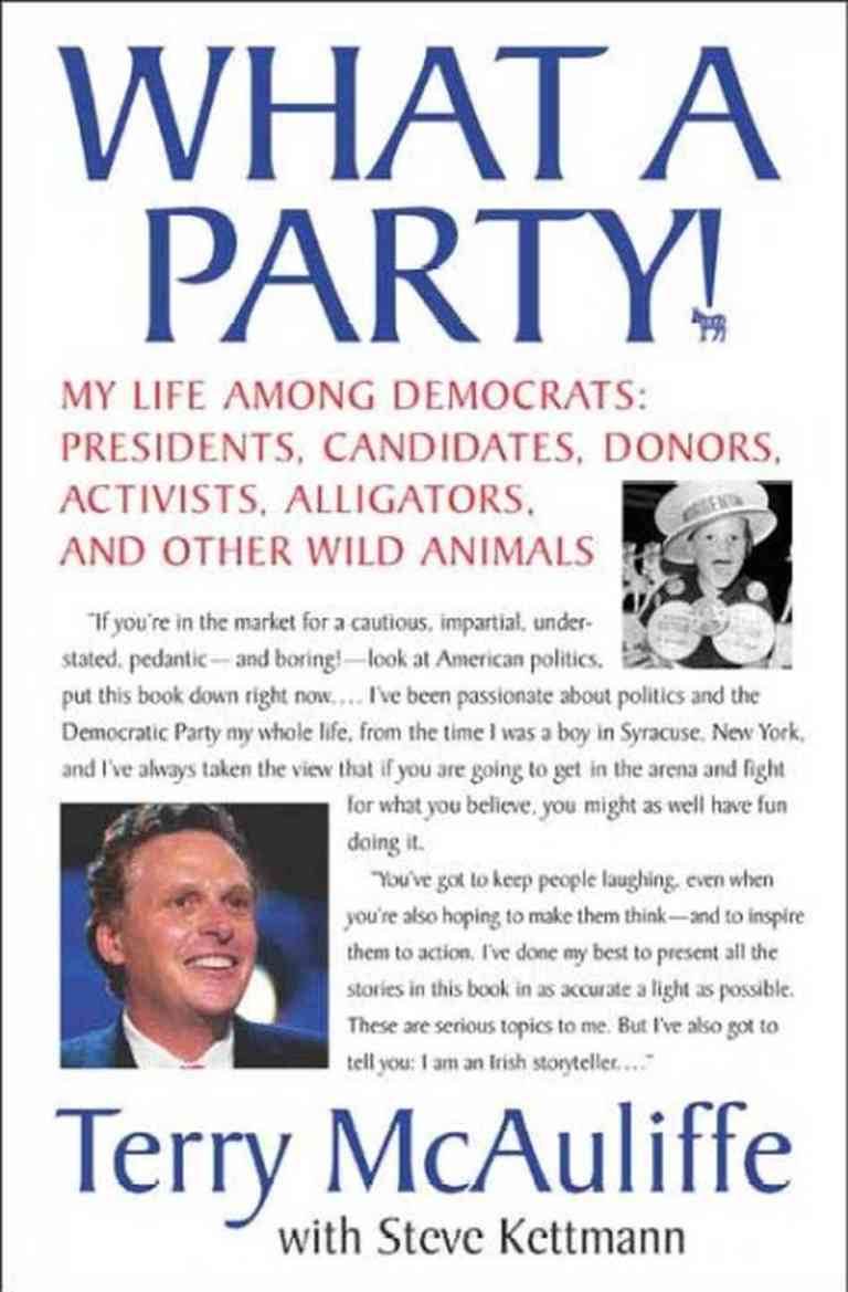 The best of the Amazon book reviews for Terry McAuliffe’s autobiography