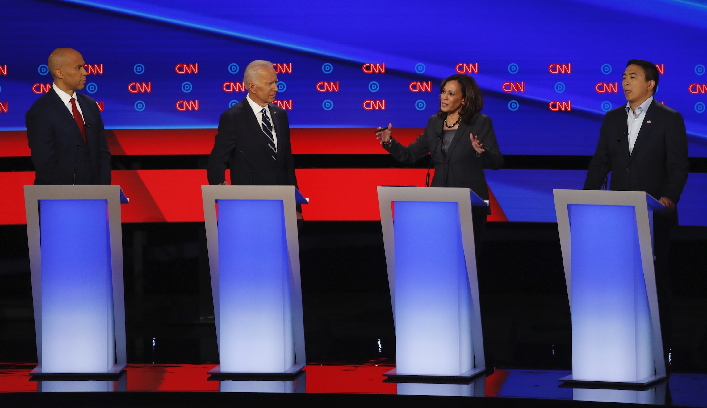 Democrats debate the same healthcare topic for the eighth time