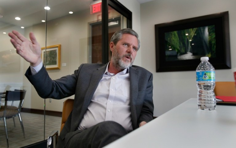 Jerry Falwell told the Associated Press that President-elect Trump made him the offer for education secretary in New York last week, and wanted a commitment of four-six years. (AP Photo)