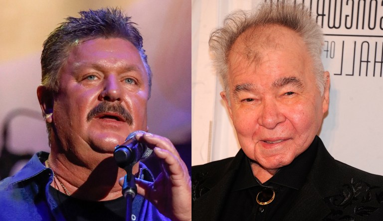 Pictured are Joe Diffie, left, and John Prine, right.