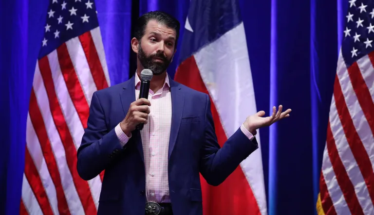 Donald Trump Jr. campaigns for U.S. Senate candidate Bill Hagerty Tuesday, Jan. 28, 2020, in Gallatin, Tenn.                  