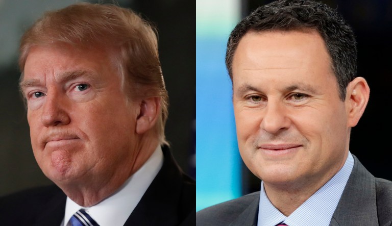 Donald Trump and Brian Kilmeade.