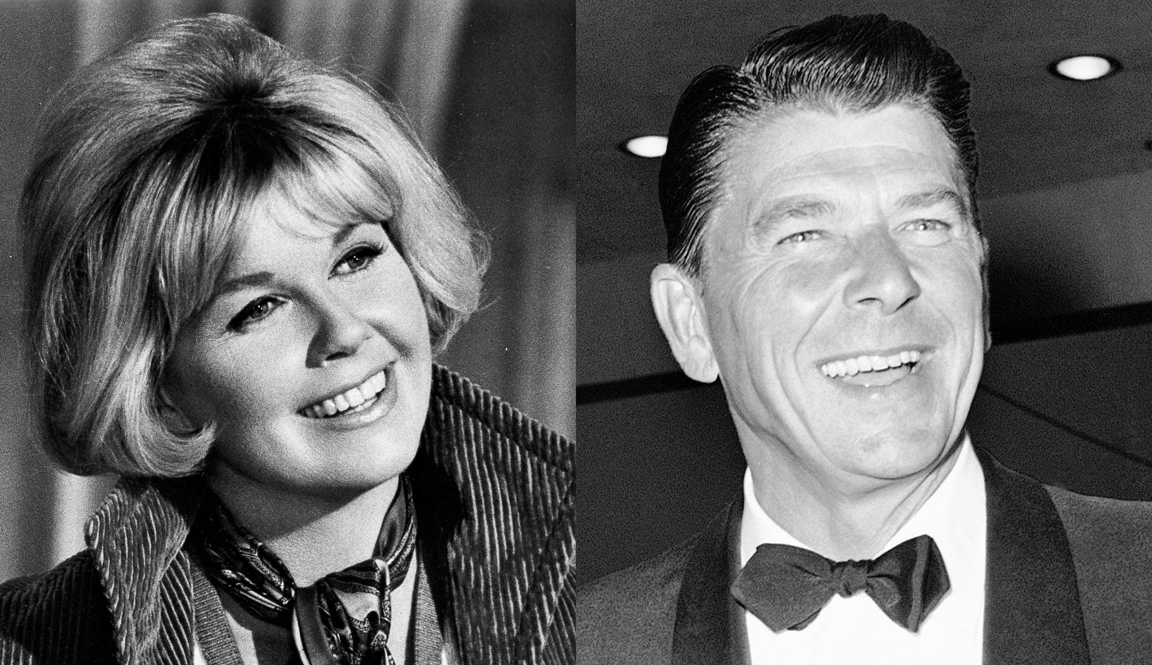 Doris Day and Ronald Reagan