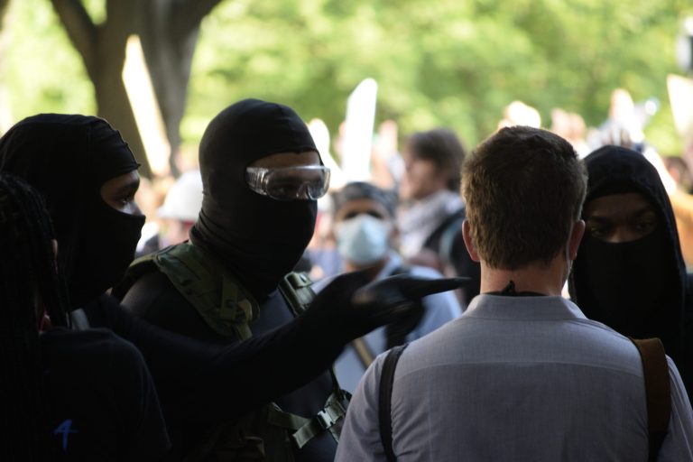 The Lafayette Square protesters were anything but peaceful