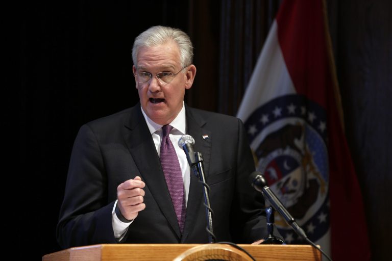 Missouri Gov. Jay Nixon vetoed a right-to-work bill in June. The Republican-led state legislature now seeks to override that veto.Â (AP Photo/Jeff Roberson)