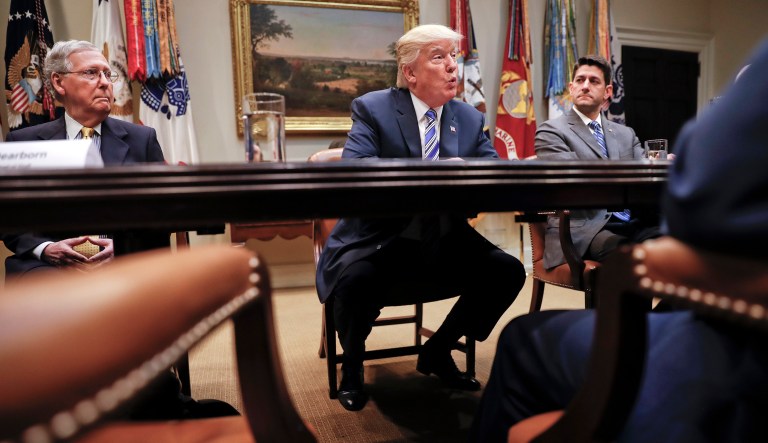 Senate Republicans said they will write their own legislation instead of voting on the House's bill. (AP Photo/Pablo Martinez Monsivais)