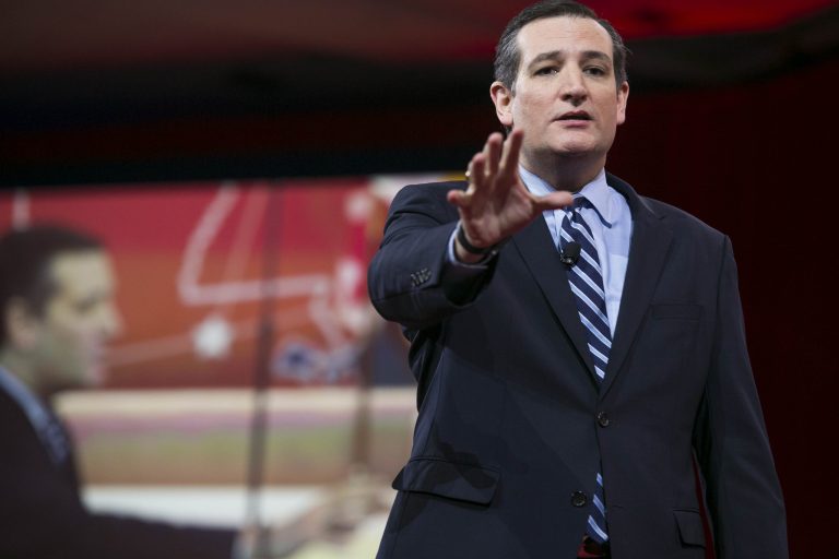 Sen. Ted Cruz, R-Texas, speaks during the Conservative Political Action Conference in National Harbor, Md., Thursday, Feb. 26, 2015. (Graeme Jennings/Examiner File)