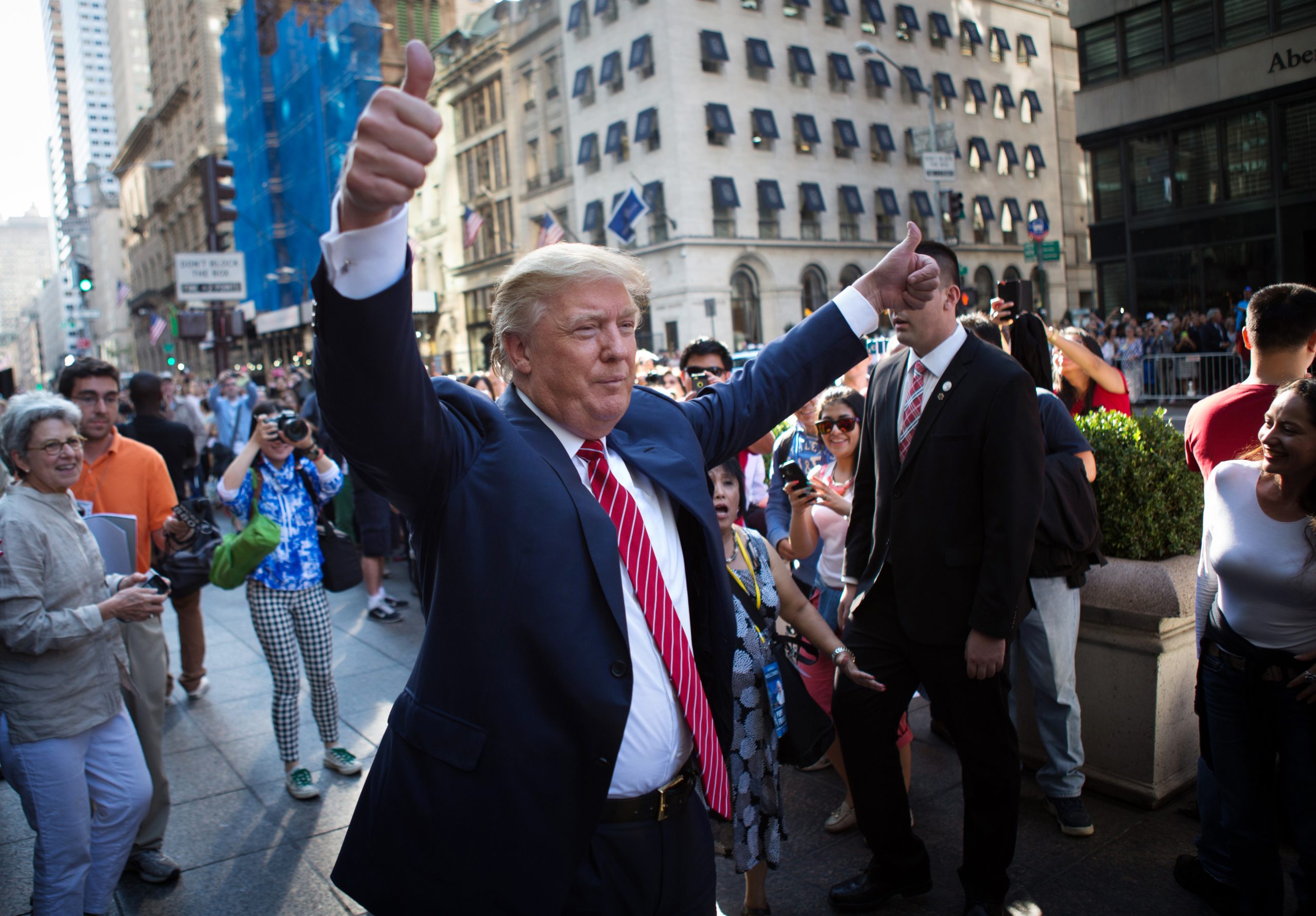 Trump waves copy of ‘favorite book,’ the Bible