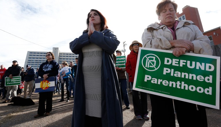 If conservatives want to continue to reduce abortions, passing bills that essentially ban the procedure may not be effective. (AP Photo/Brennan Linsley)