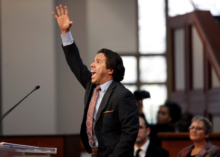 Rev. Samuel Rodriguez, president of the National Hispanic Christian Leadership Conference. (AP Photo/David Goldman)