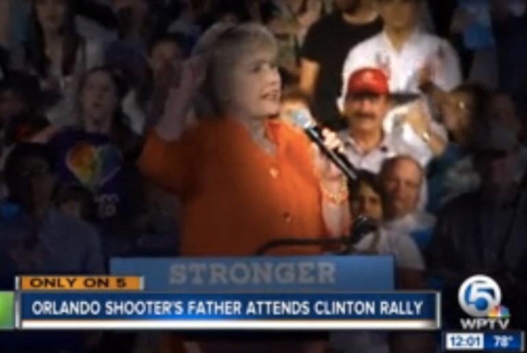 Democrats Silent on Appearance of Orlando Gunman’s Father at Clinton Rally