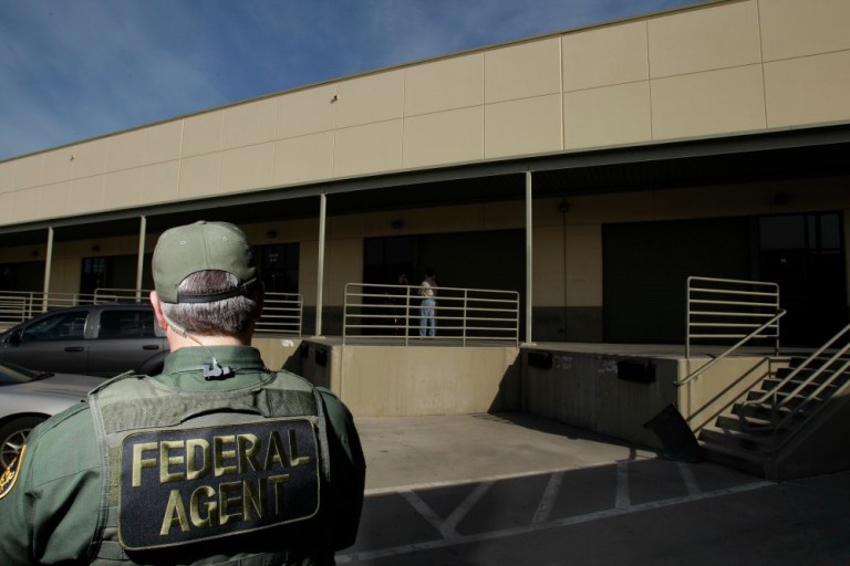 Luis Alonso Fino Martinez had been taken into ICE custody Sunday after completing a prison sentence for felony convictions of weapons possession and attempted murder. (AP Photo)