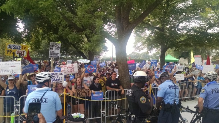 Bernie’s Boo Birds Make a Mess of Hillary’s Convention