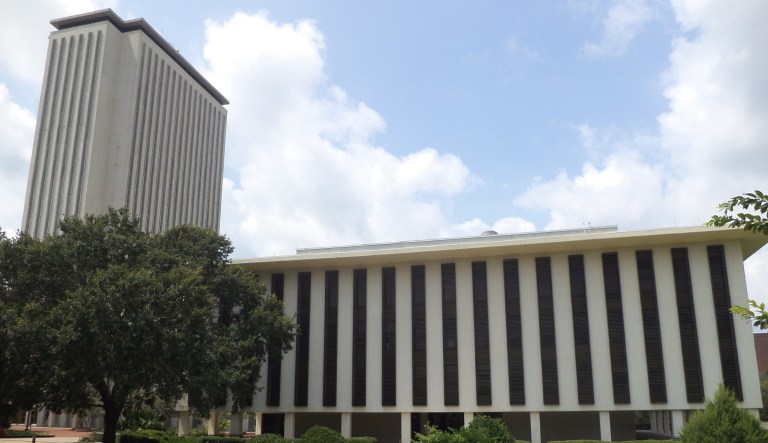 In this 2013 photo, the Florida State Capitol and Florida House Office are shown in Tallahassee, Fla. On Tuesday, the state House voted down the motion to to consider a bill to ban assault rifles, 36-71. (Michael Rivera / Wikimedia Commons)