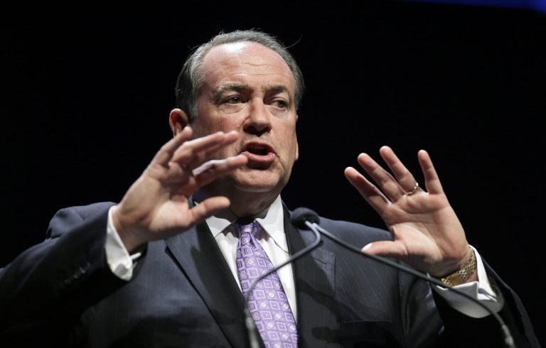 If the Republican presidential caucus were held now, Mike Huckabee would win 21 percent of the vote in Iowa, according to a new CNN/ORC poll.ÃÂ (AP Photo/Charlie Neibergall)