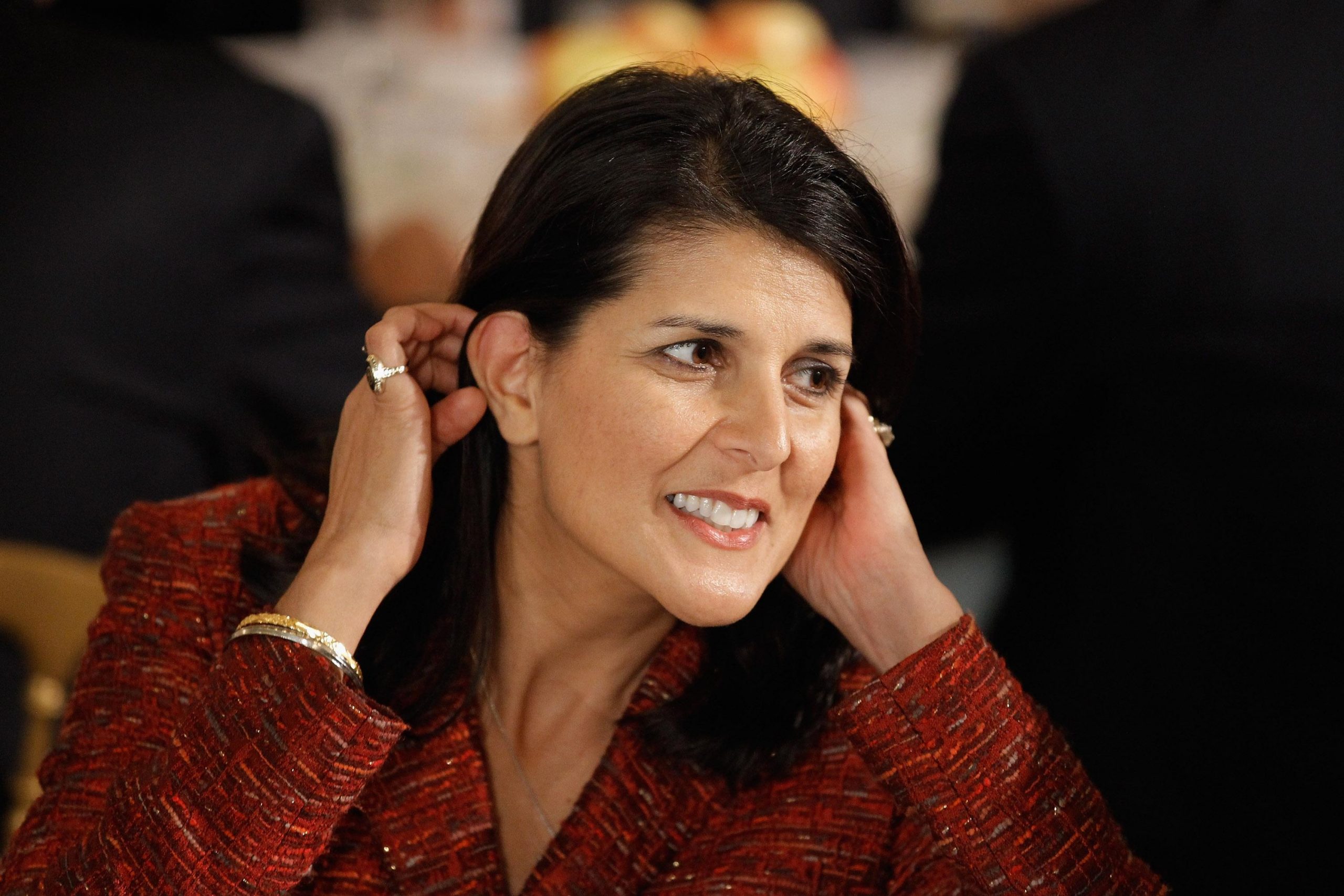 Stop asking Nikki Haley about her earrings