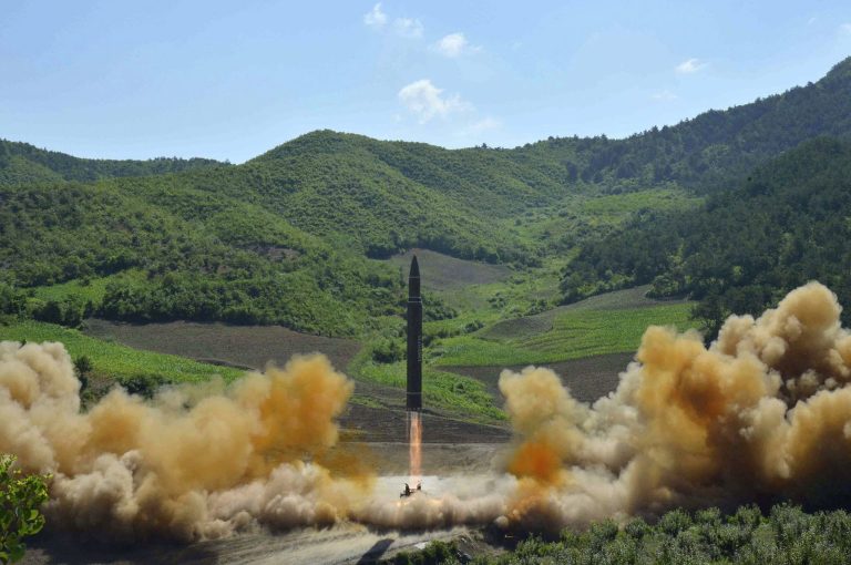 A new secret assessment by the Pentagon's Defense Intelligence Agency concluded Kim Jong Un's regime will be able to attack America with nuclear weapons two years earlier than had been previously anticipated. (Korean Central News Agency/Korea News Service via AP, File)