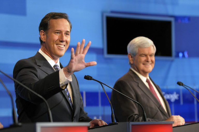 Santorum condemns gay GI boos, GOProud takes pride